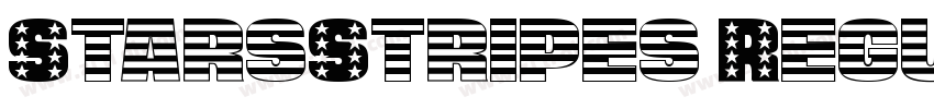 StarsStripes Regul字体转换